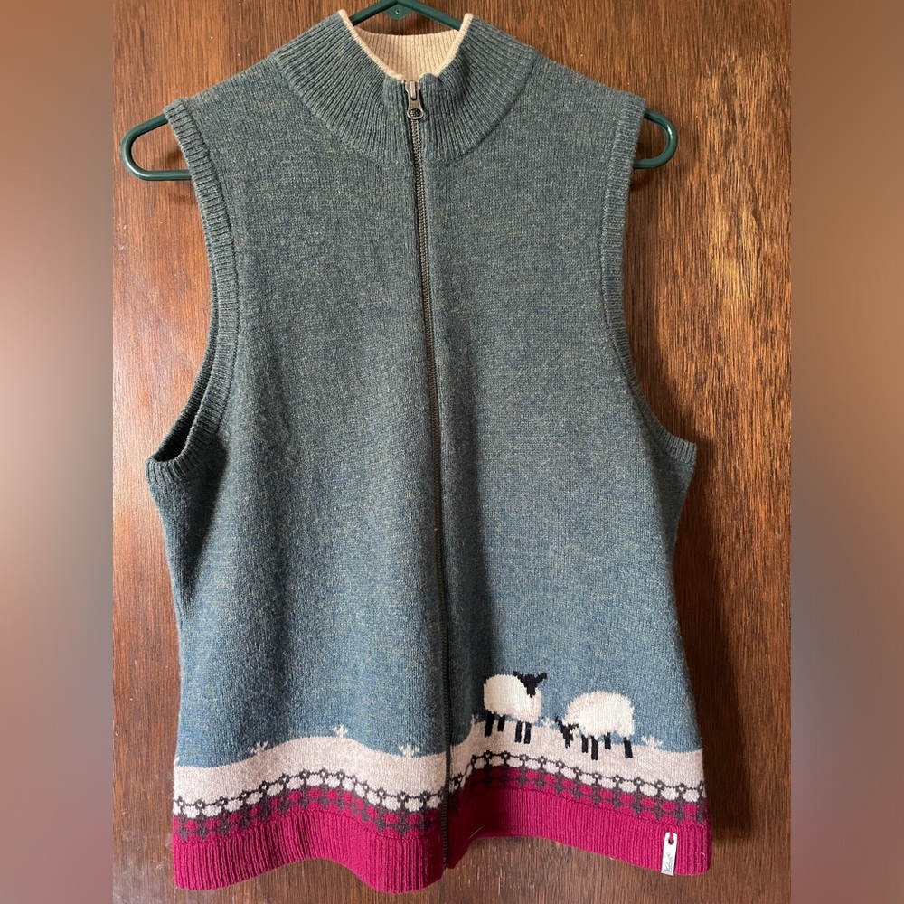 Woolrich lambswool vest size M